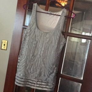 Silver/gray tank